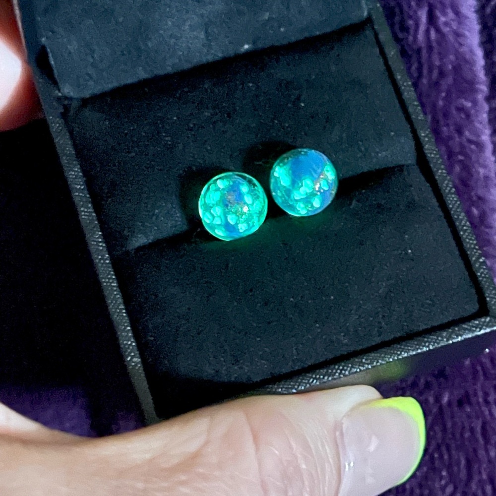 BRAND NEW NOGU FIREFLY GLOW COLBALT EARRINGS
